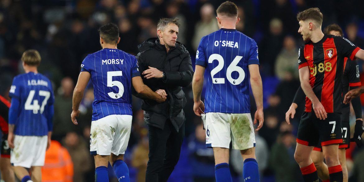 Saved by Delap: McKenna was let down by Ipswich star who lost 71% duels